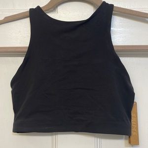 SKIMS XS high neck bralette in onyx